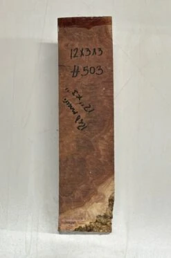 Australian Red Mallee Pepper Mill Blank 12" X 3" X 3" #503