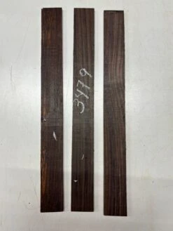 3 Pack, Indian Rosewood, Fingerboard Blanks, 21"x 2-1/8"x 3/8"#3479