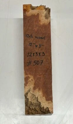 Australian Red Mallee Pepper Mill Blank 12" X 3" X 3" #507