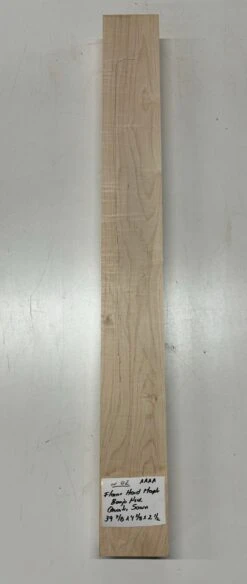 Flame Maple Banjo Guitar Neck Blank - AAAA Grade (Quarter Sawn) #62
