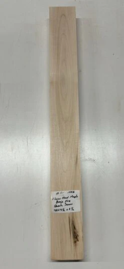 Flame Maple Banjo Guitar Neck Blank - AAAA Grade (Quarter Sawn) #64