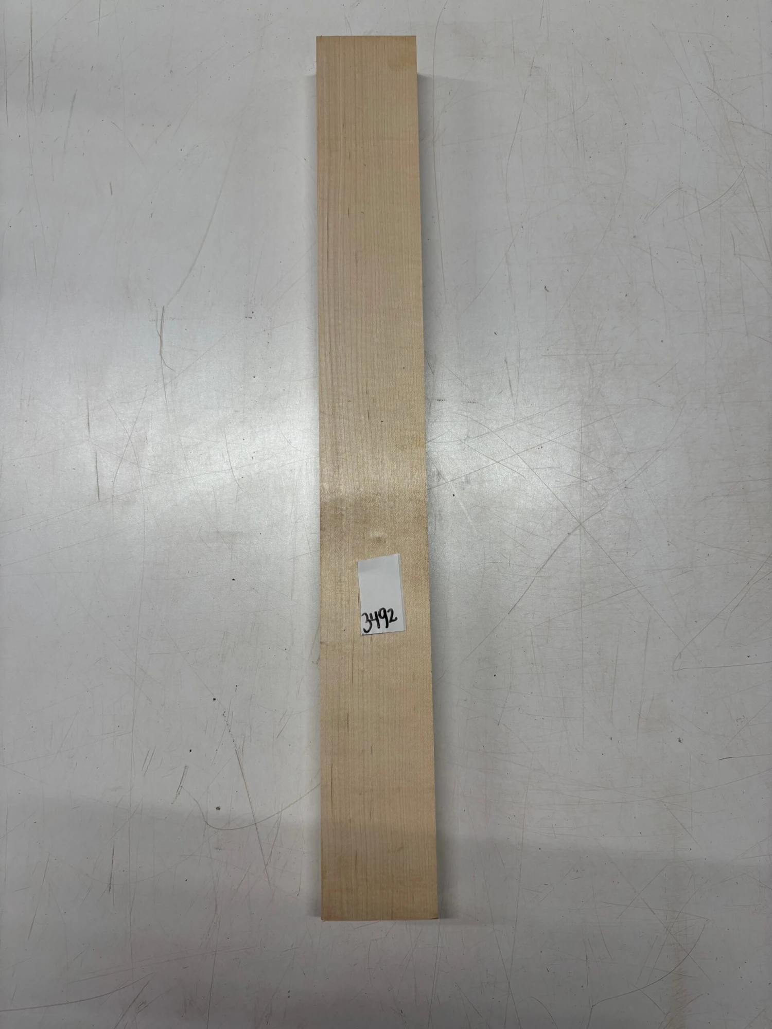 1 Piece, Hard Maple Guitar Neck Blanks Quarter Sawn 23-1/2"x2-3/4"x1-1/2"#3492