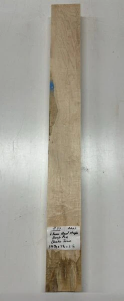 Flame Maple Banjo Guitar Neck Blank - AAAA Grade (Quarter Sawn) #70