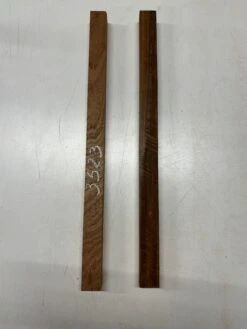 2 Pack, 2 Species, Sapele + Chechen, Turning Wood Blanks – 24" X 1-1/2" X 1-1/2"– #3523