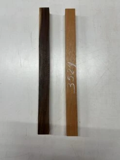 2 Pack, 2 Species, Spanish Cedar & Bi-Color Katalox Turning Wood Blanks – 18" X 1-1/2" X 1-1/2"– #3524