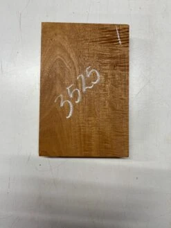 1 Piece, Curly Flame Honduras Mahogany, Lumber Board Blank – 11" X 7-1/4" X 1-3/4"– #3525