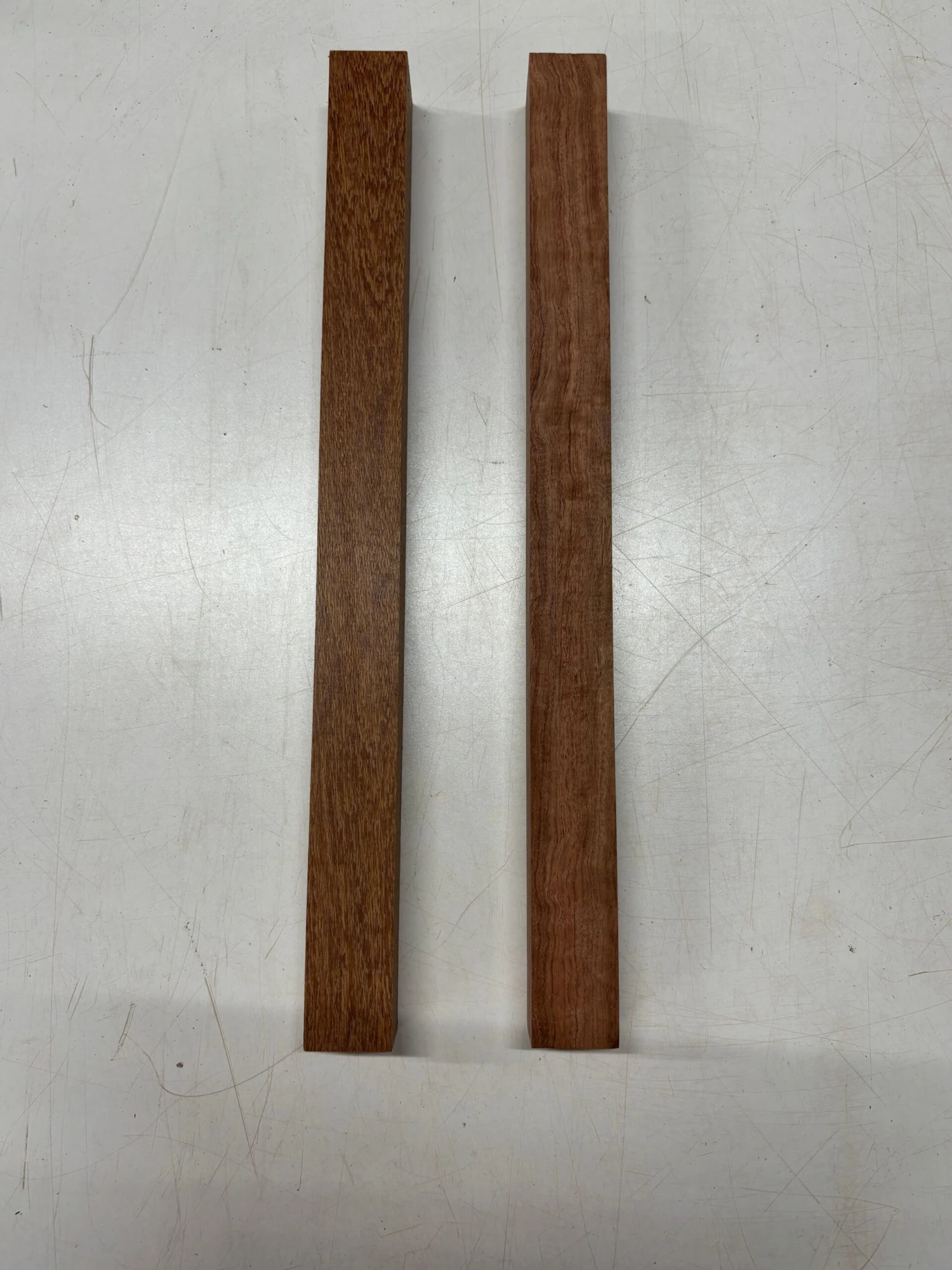 2 Pack, 2 Species, Bubinga & Leopardwood, Turning Wood Blanks – 18" X 1-1/2" X 1 1/2"– #3527 - Image 2