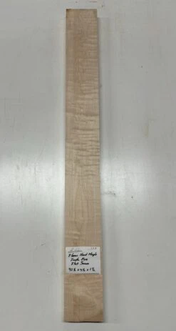 Fender Flame Maple Guitar Neck Blank - AAAA Grade (Flat Sawn) #222
