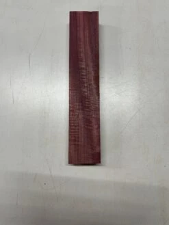 1 Piece, Flame Purpleheart Lumber Board Blank – 15" X 3" X 1-7/8"#3537