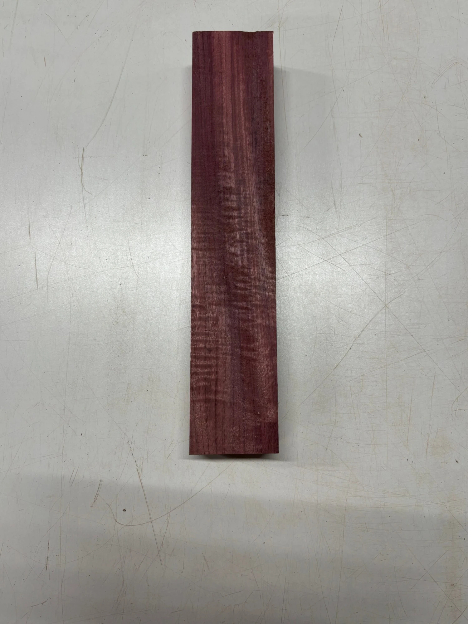 1 Piece, Flame Purpleheart Lumber Board Blank – 15" X 3" X 1-7/8"#3537