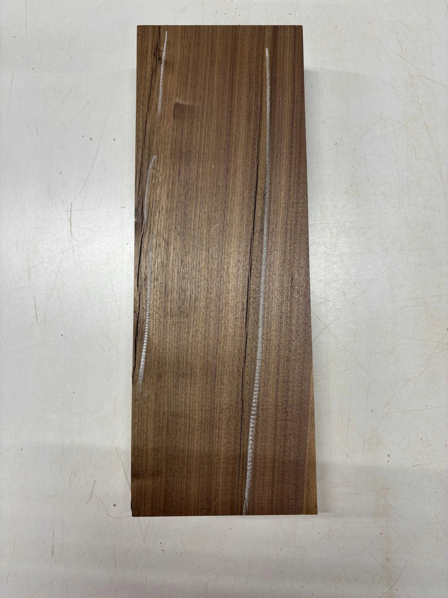 1 Piece, Black Walnut Lumber Board Blank – 20" X 7-1/4" X 2-3/4"#3548 - Image 2