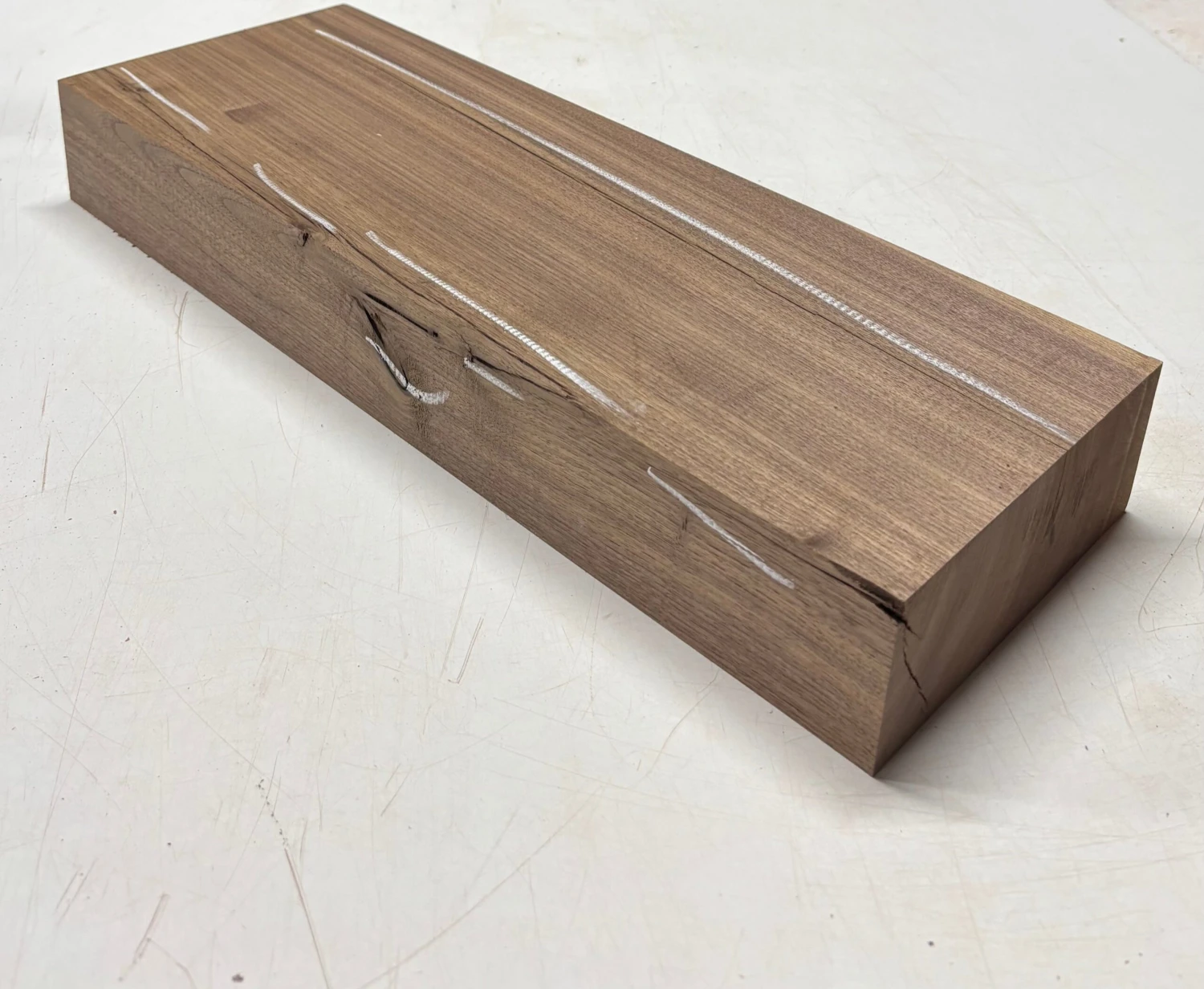 1 Piece, Black Walnut Lumber Board Blank – 20" X 7-1/4" X 2-3/4"#3548 - Image 4