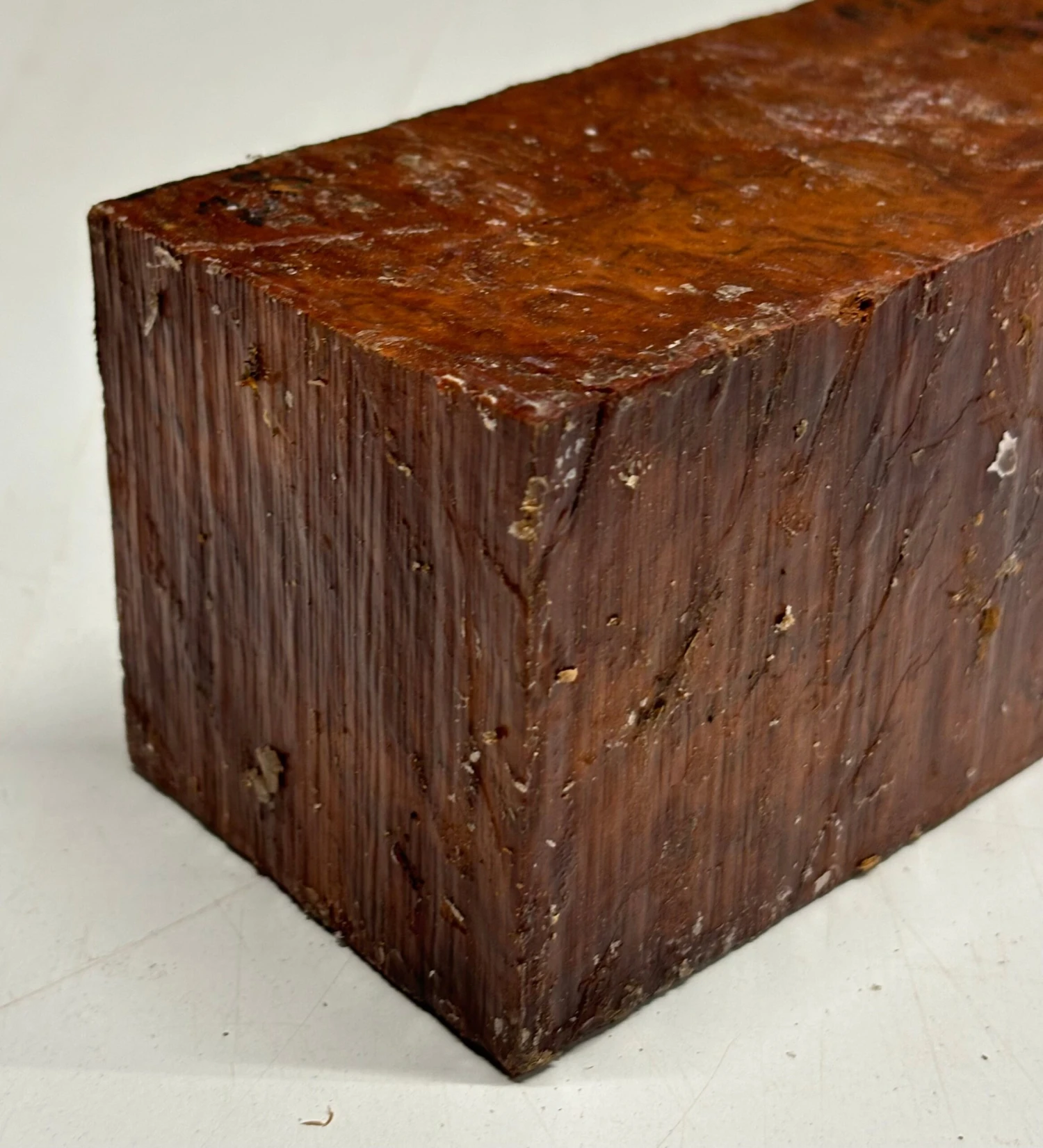 Australian Red Mallee Pepper Mill Blank 10" X 3" X 3" #609 - Image 4