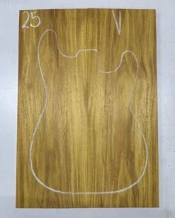 Osage Orange Guitar Drop Top 22-3/8" X 7-3/4" X 3/8" #25