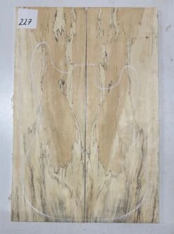 Spalted Tamarind Guitar Drop Top 22-1/4" X 7-1/4" X 3/8" #227