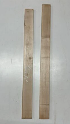2 Piece, Hard Maple Thin Stock Lumber 36"x 3"x 1/2" |38"x 3"x 1/2" #2138
