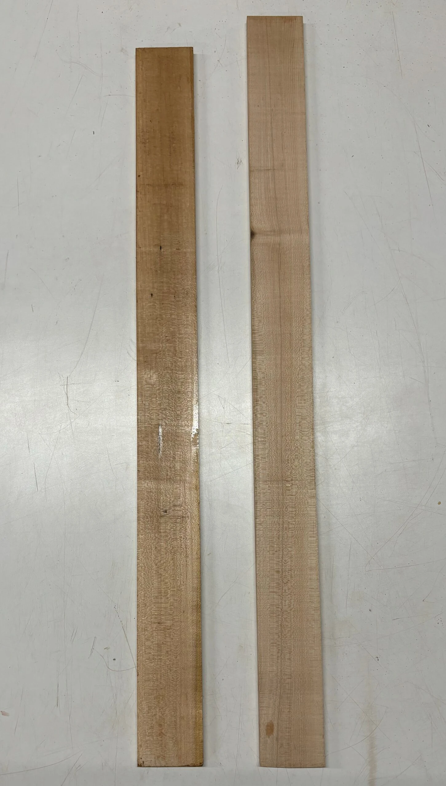2 Piece, Hard Maple Thin Stock Lumber 36"x 3"x 1/2" |38"x 3"x 1/2" #2138 - Image 3