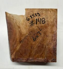 Australian Red Mallee Burl Wood Bowl Blank, 6" X 6" X 3" | #148