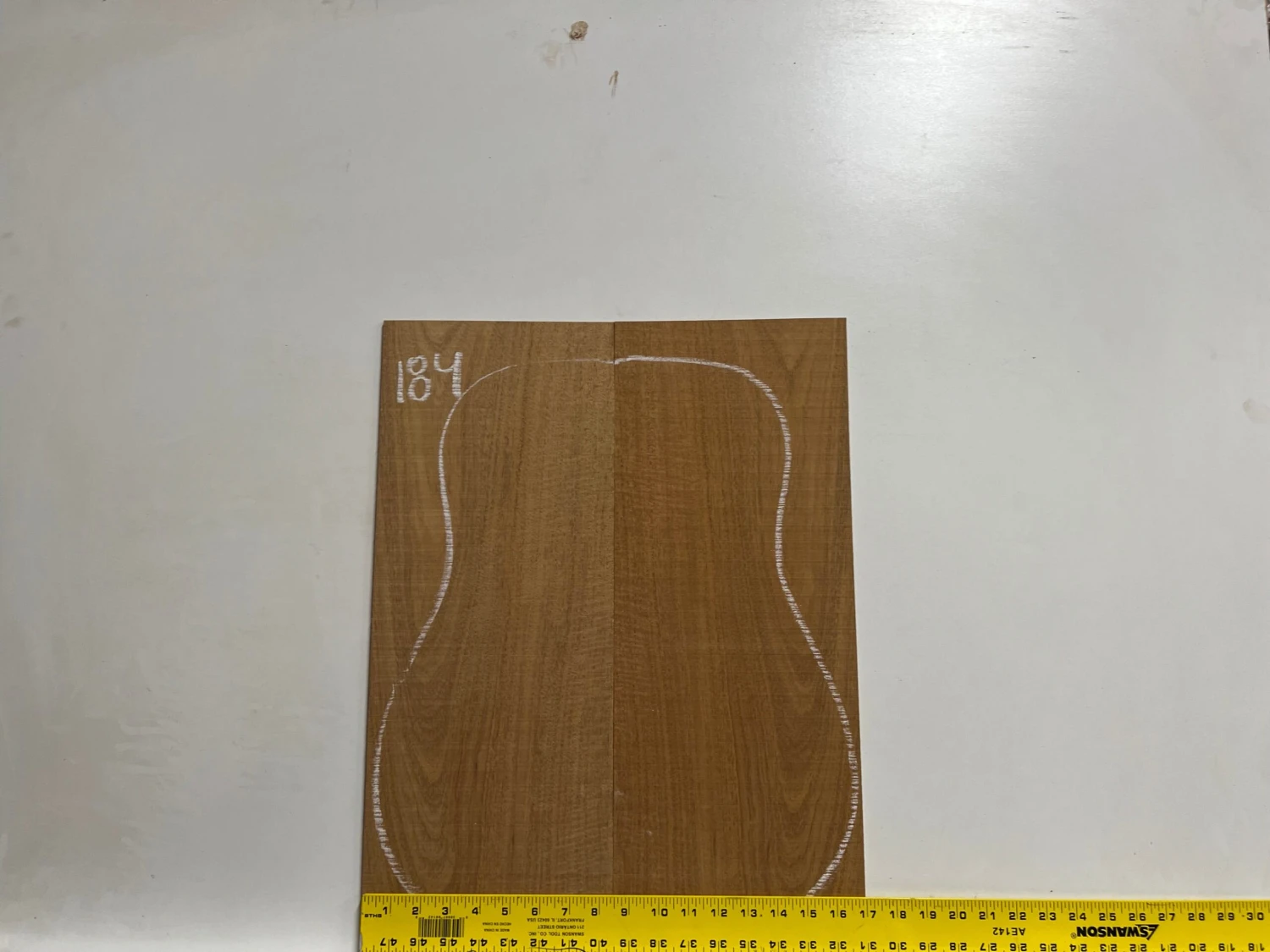 Flame Genuine Mahogany Classical Guitar Back & Side Set #184 - Image 2