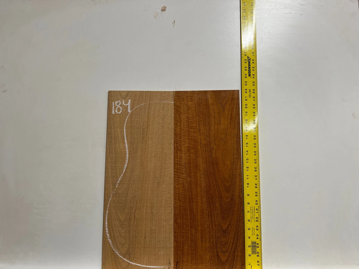 Flame Genuine Mahogany Classical Guitar Back & Side Set #184 - Image 3