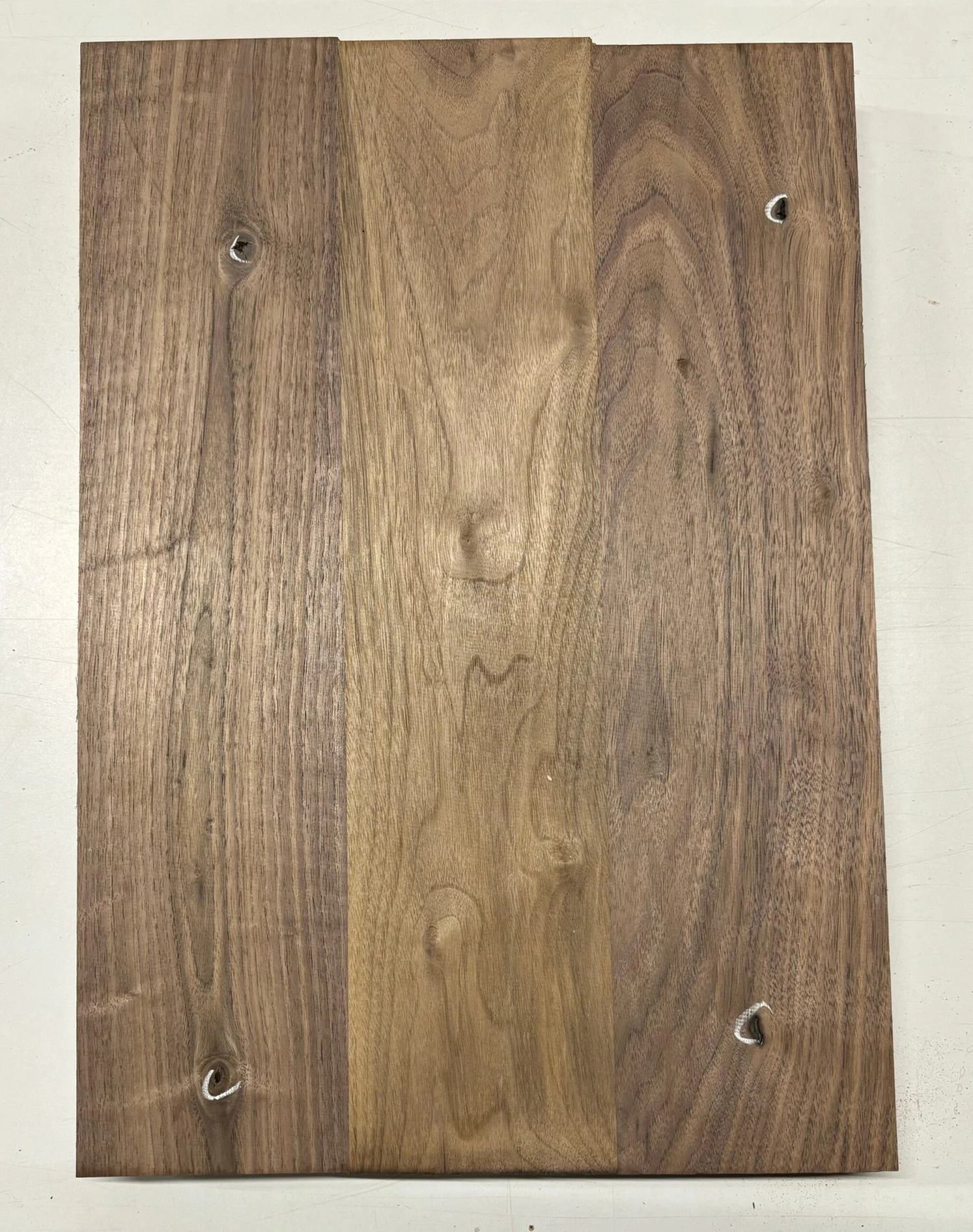 Black Walnut Guitar Body Blank - 21" X 14-1/2" X 1-3/4", 13 Lbs (3 Pcs Glued) #708 - Image 9