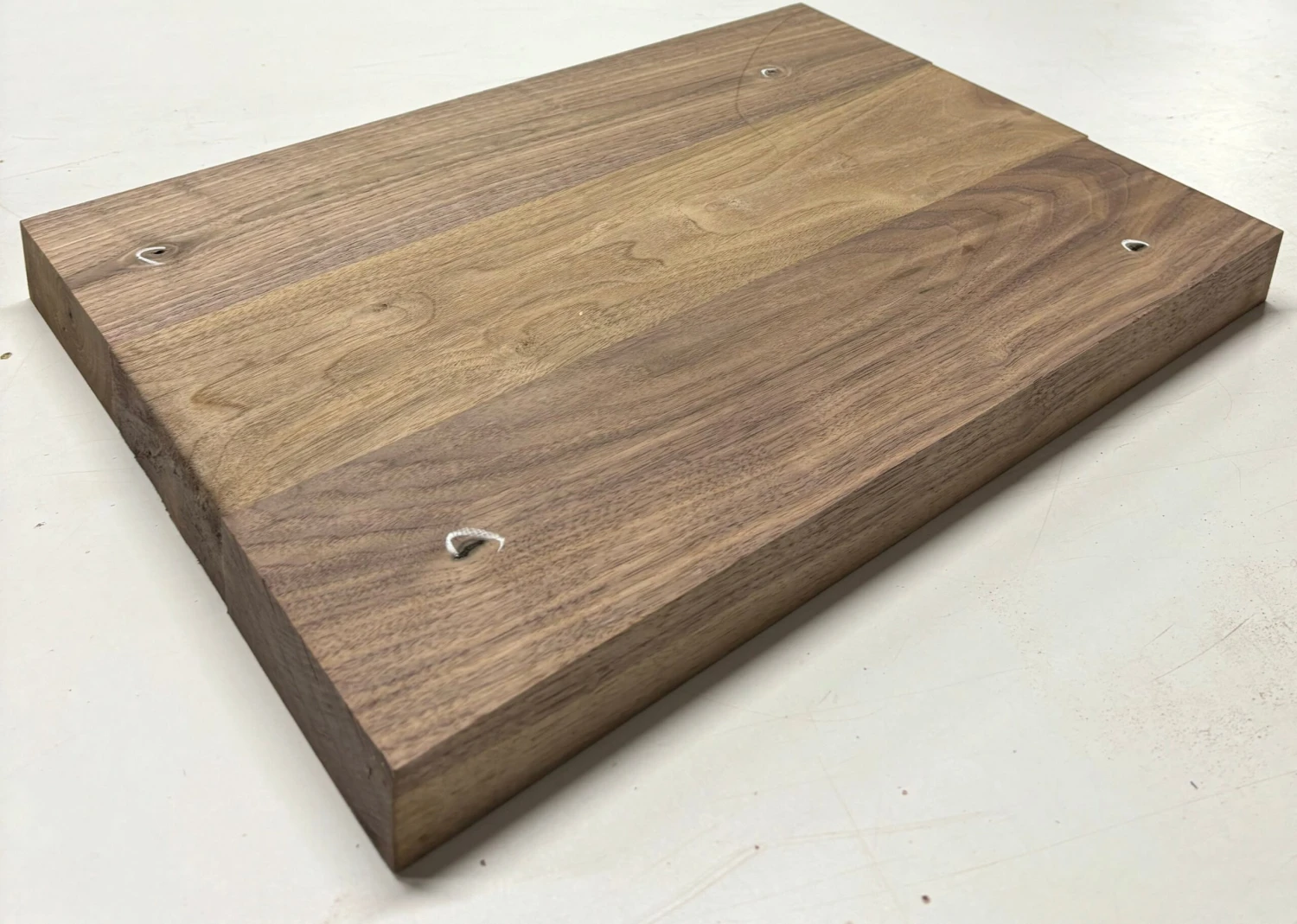 Black Walnut Guitar Body Blank - 21" X 14-1/2" X 1-3/4", 13 Lbs (3 Pcs Glued) #708