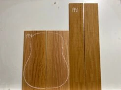 Flame Genuine Mahogany Classical Guitar Back & Side Set #194