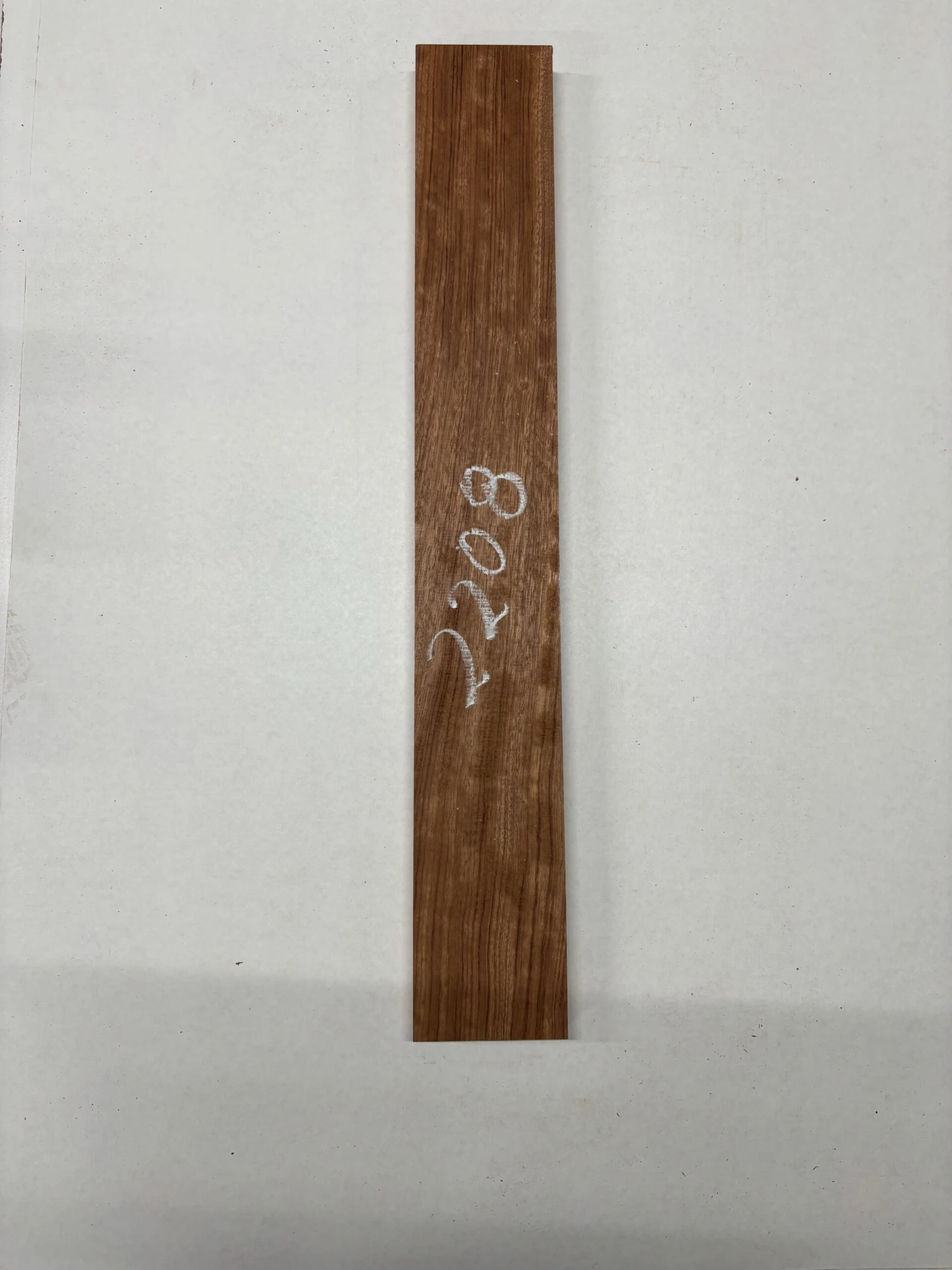 1 Piece, Bubinga Guitar Neck Blank 24-1/2" X 3-1/2" X 7/8" #2208