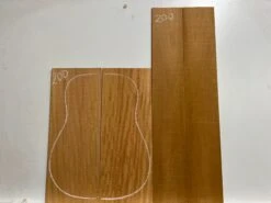 Flame Genuine Mahogany Classical Guitar Back & Side Set #200