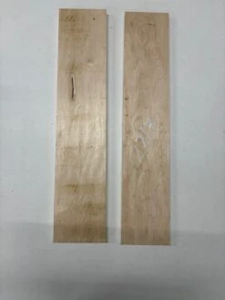 2 Pack, Hard Maple Thin Stock Lumber 24" X 4 -3/4" X 5/8" - 24" X 5"x 3/4" #2217