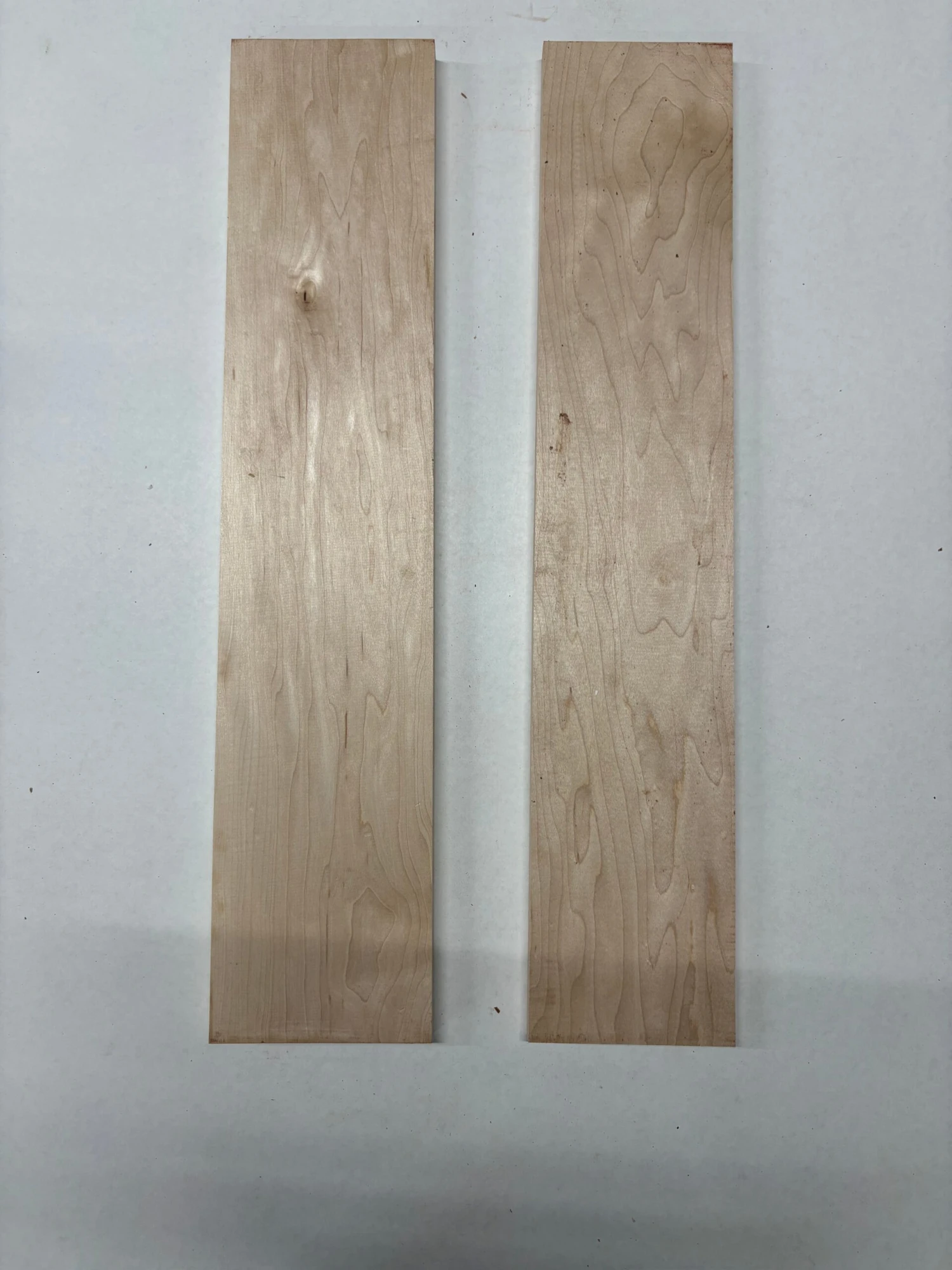 2 Pack, Hard Maple Thin Stock Lumber 24" X 4 -3/4" X 5/8" - 24" X 5"x 3/4" #2217 - Image 2