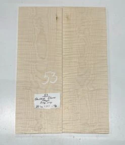 Quilted Flame Maple Bookmatched Guitar Drop Top Set - 20-7/8" X 7-1/4" X 3/8" #53
