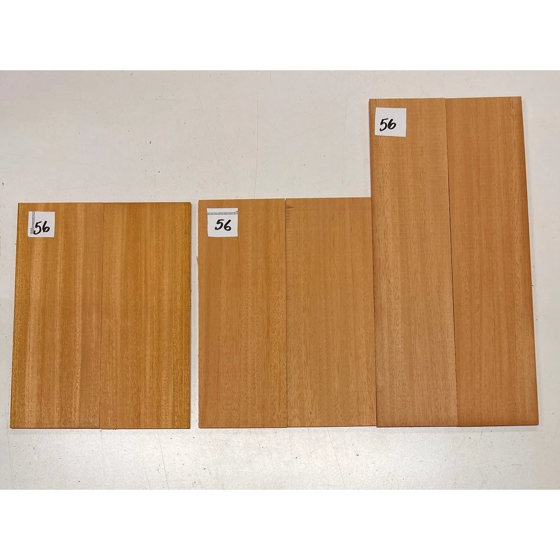 Fijian Mahogany Soprano Guitar Back & Side Set + Top Sets #56