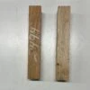 2 Pack, 2 Species White Ash + Spanish Cedar Turning Wood Blank12"x 2"x 2" #2494