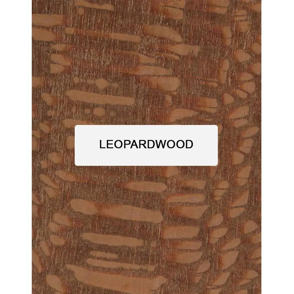 Leopardwood Knife Scale Blank- 5 X 1-1/2 X 1 Inch- Handle Material For Knives, Tools, And Grips - Image 2