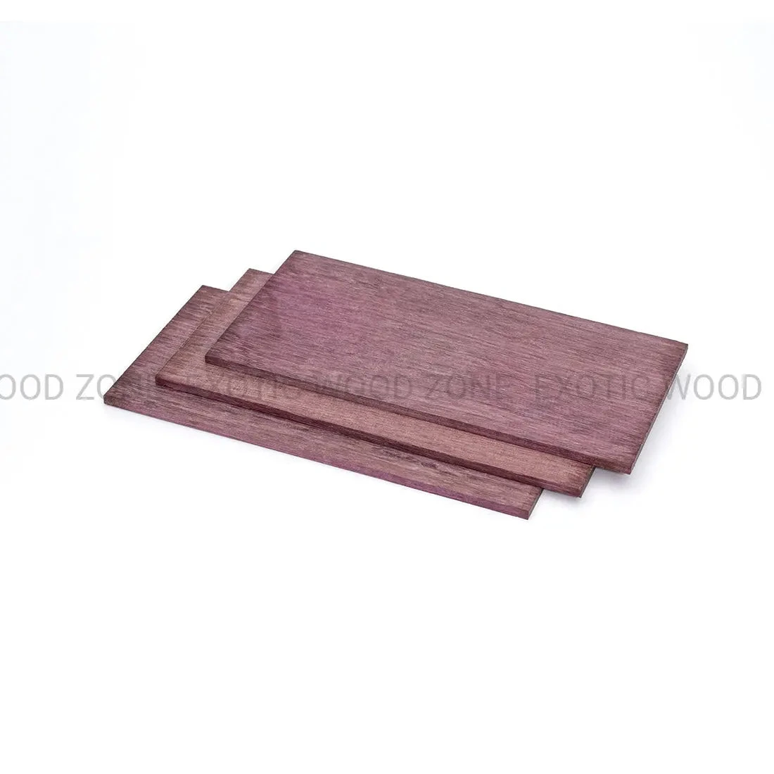 Purpleheart Wood Veneer | Marquetry Inlay - 200mm X 100mm X 4mm - Image 4