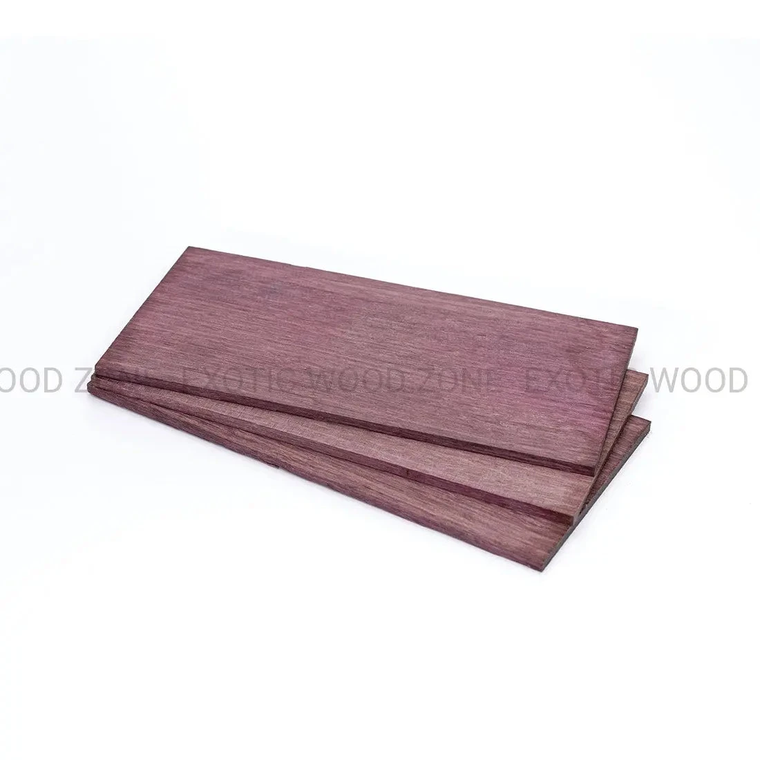 Purpleheart Wood Veneer | Marquetry Inlay - 200mm X 100mm X 4mm - Image 2