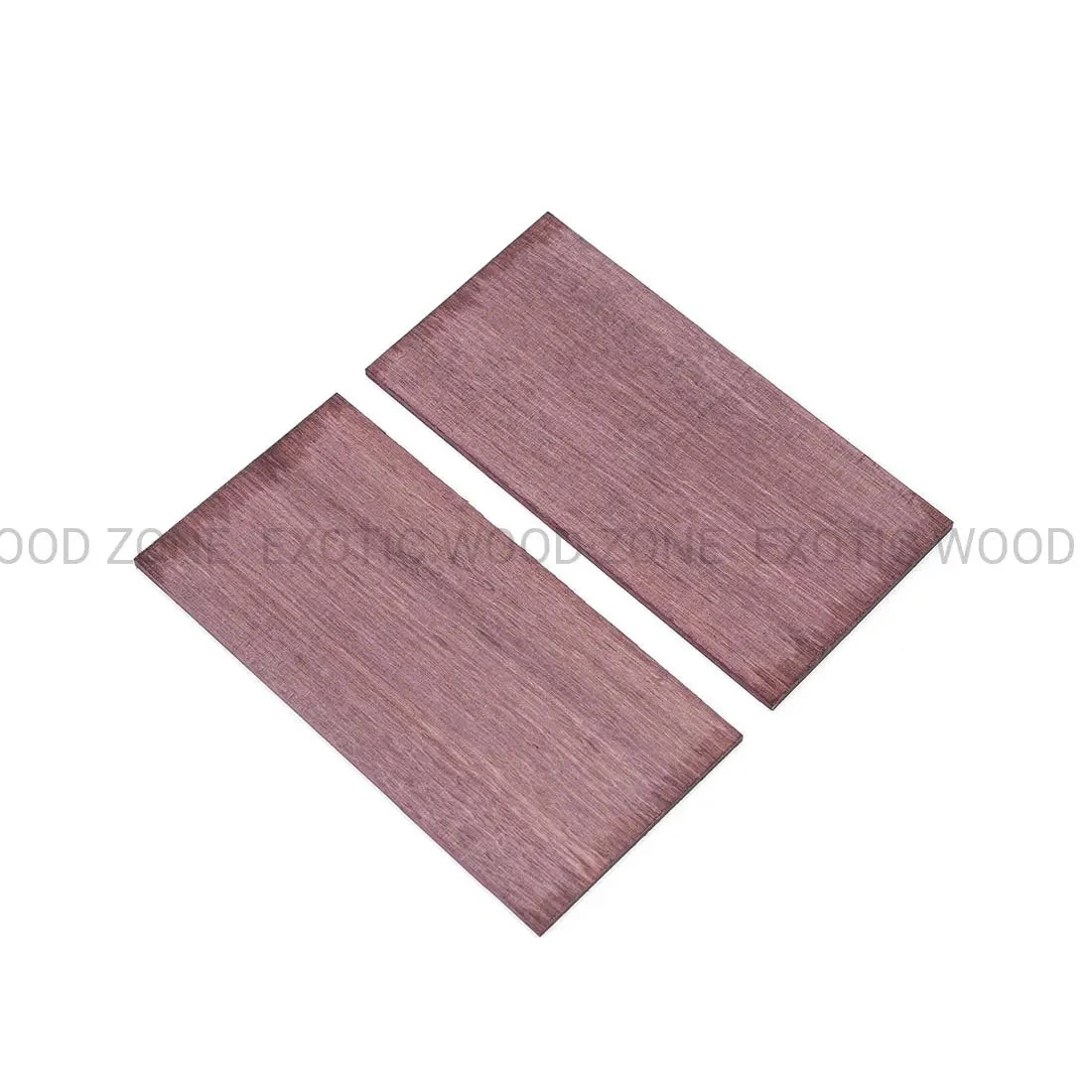 Purpleheart Wood Veneer | Marquetry Inlay - 200mm X 100mm X 4mm - Image 5