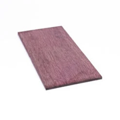 Purpleheart Wood Veneer | Marquetry Inlay - 200mm X 100mm X 4mm