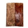 Australian Red Gum Burl Acoustic/ Electric Guitar Wood Drop Top Set | 21" X 14" X 3/8"#121