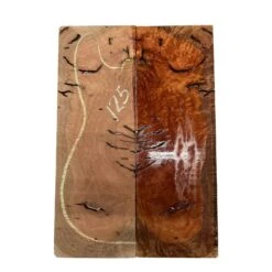 Australian Red Gum Burl Acoustic/ Electric Guitar Wood Drop Top Set | 21" X 14" X 3/8"#125
