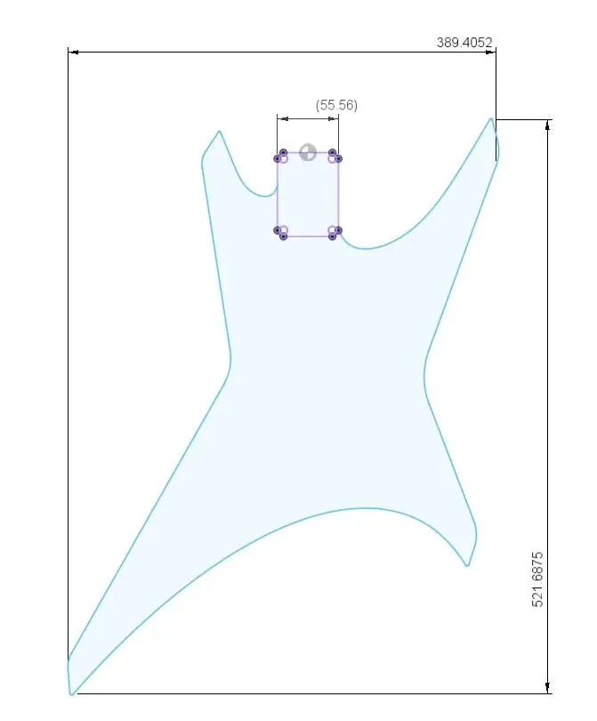 Pre-Cut Guitar Bodies- #Model S-WC - Image 2