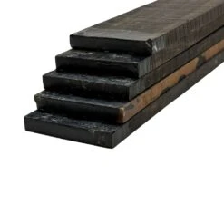 AAA Gaboon Ebony Fingerboard Blank(Natural Pin Grade) - 530x75x9 Mm