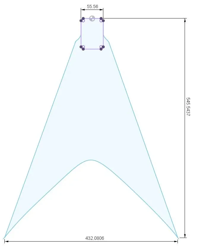 Pre-Cut Guitar Bodies- #Model V-KR - Image 2