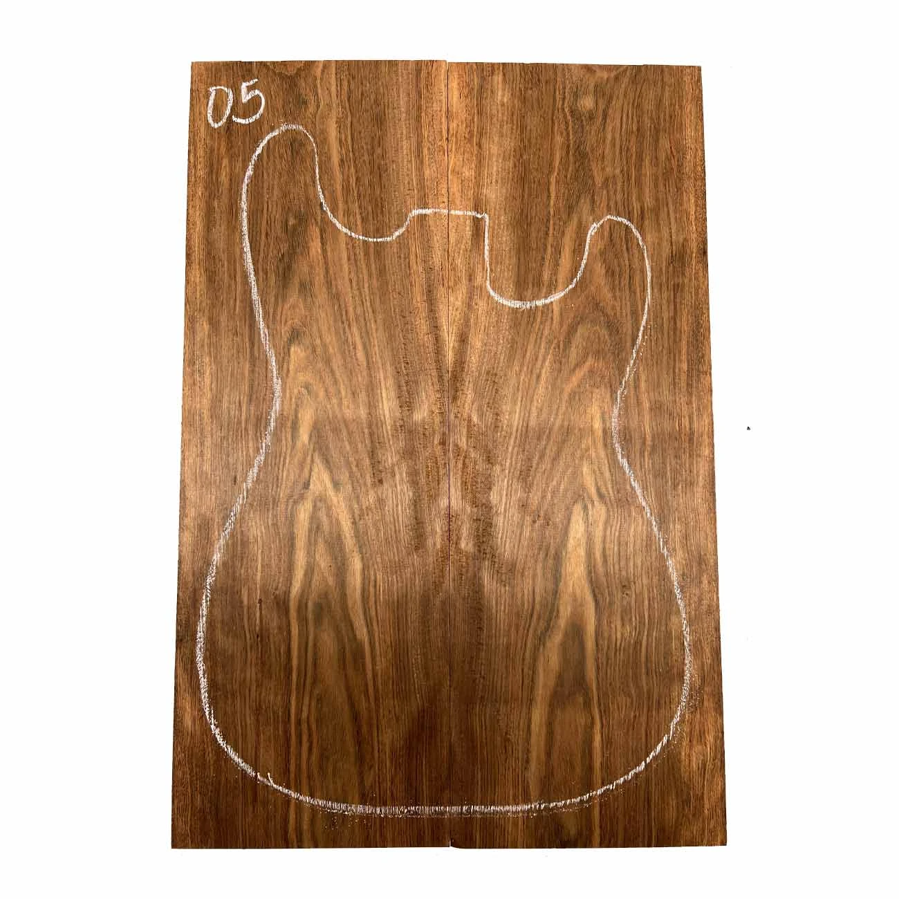 Chechen/Caribbean Rosewood Bookmatched Guitar Drop Tops 21" X 7" X 3/8" #05 - Image 2