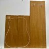 Flame Genuine Mahogany Classical Guitar Back & Side Set #157