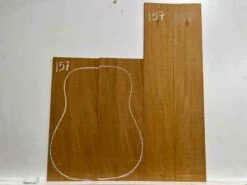 Flame Genuine Mahogany Classical Guitar Back & Side Set #157
