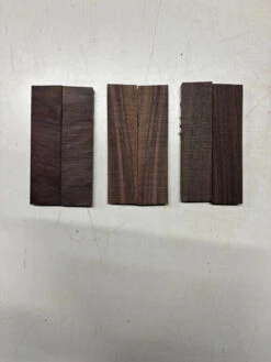 6 Set, East Indian Rosewood Bookmatched Knife Blanks 5" X 1-1/2" X 3/8" #Dollar Deal